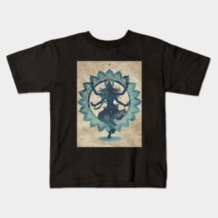 Ancient Kali death goddess symbolism Kids T-Shirt